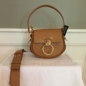 NWT Chloe Tess Bag Small in Autumnal Brown